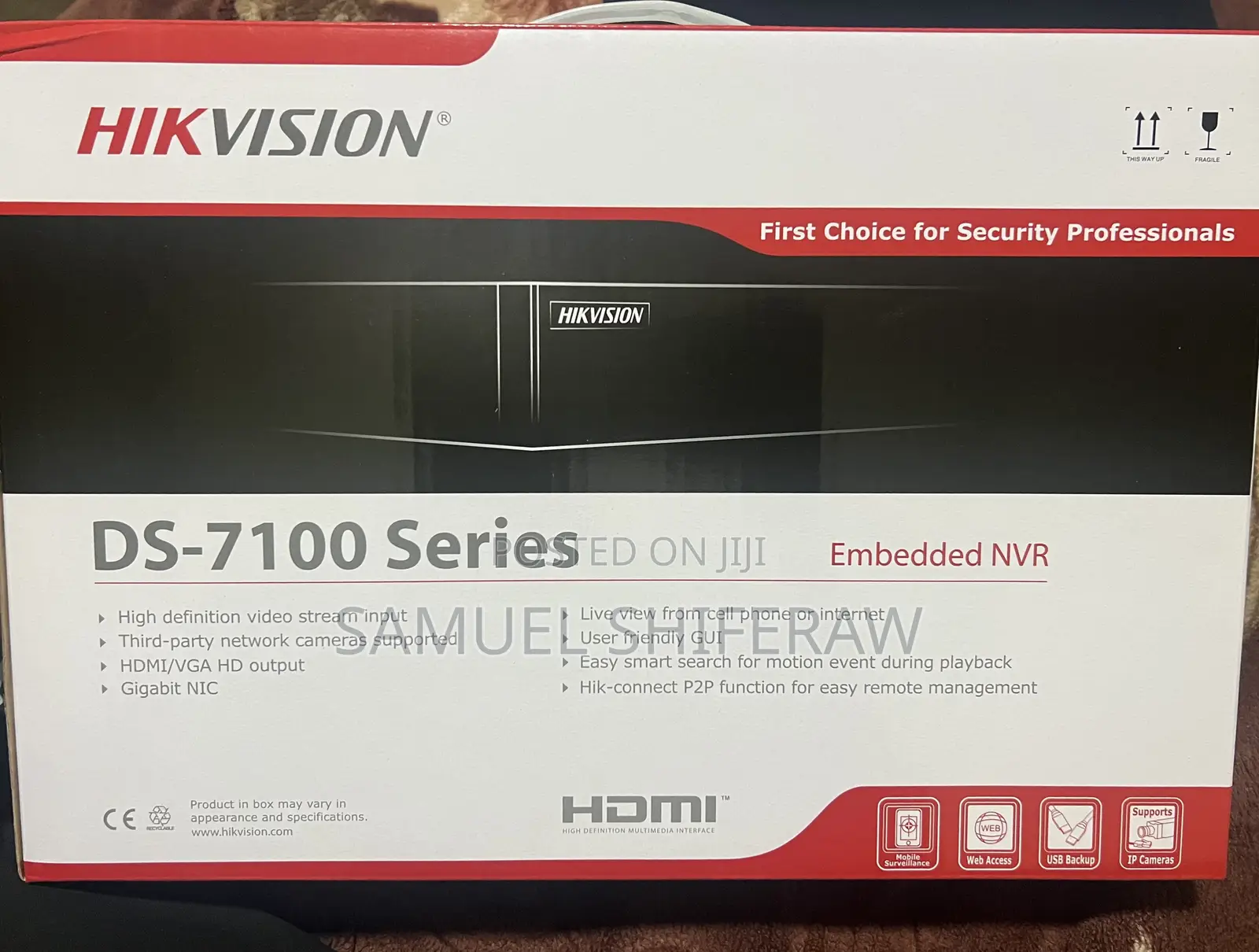 Hikvision NVR 8ch
