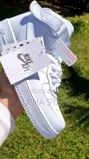 Photo - Nike Air Force White Full Black Premium Quality New Arrival