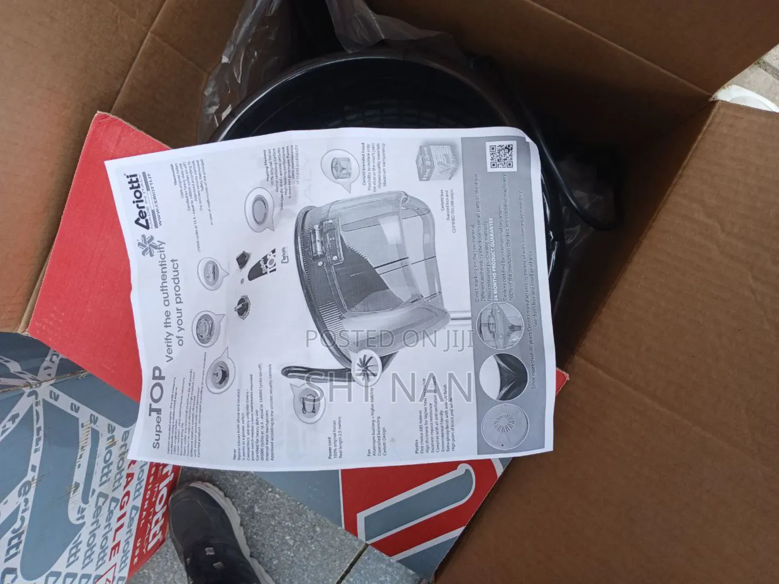 Top Original Made In Italy Hair Dryer(ካክስ)