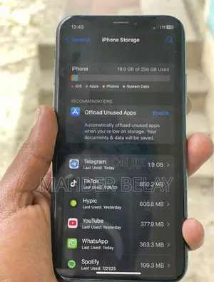 Apple iPhone X 256 GB Black