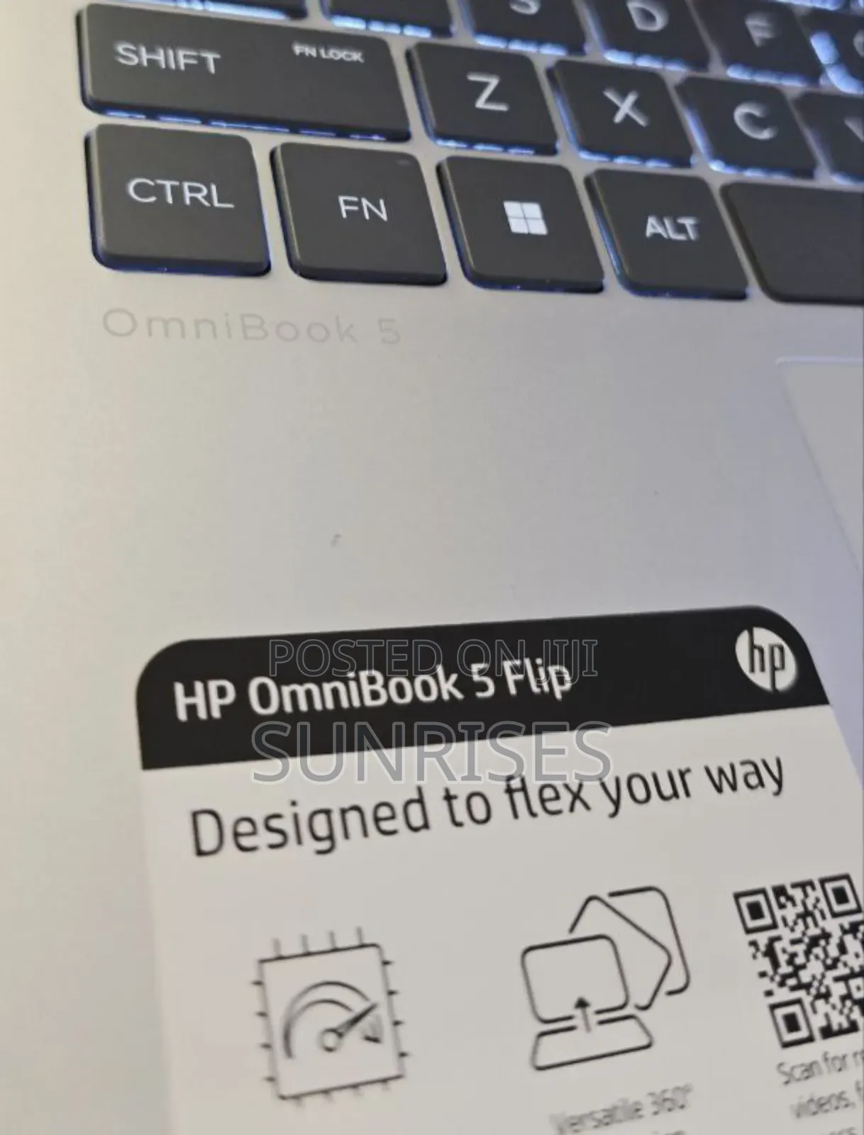 New Laptop HP OmniBook 5 Flip 14-Fp0023dx 16GB Intel Core I7 SSD 512GB