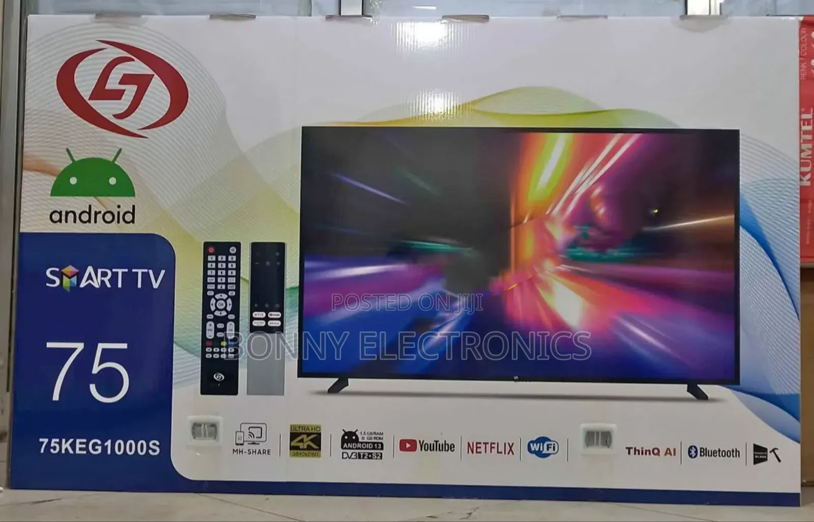 Lj 75 Inch Smart Tv-Brand New