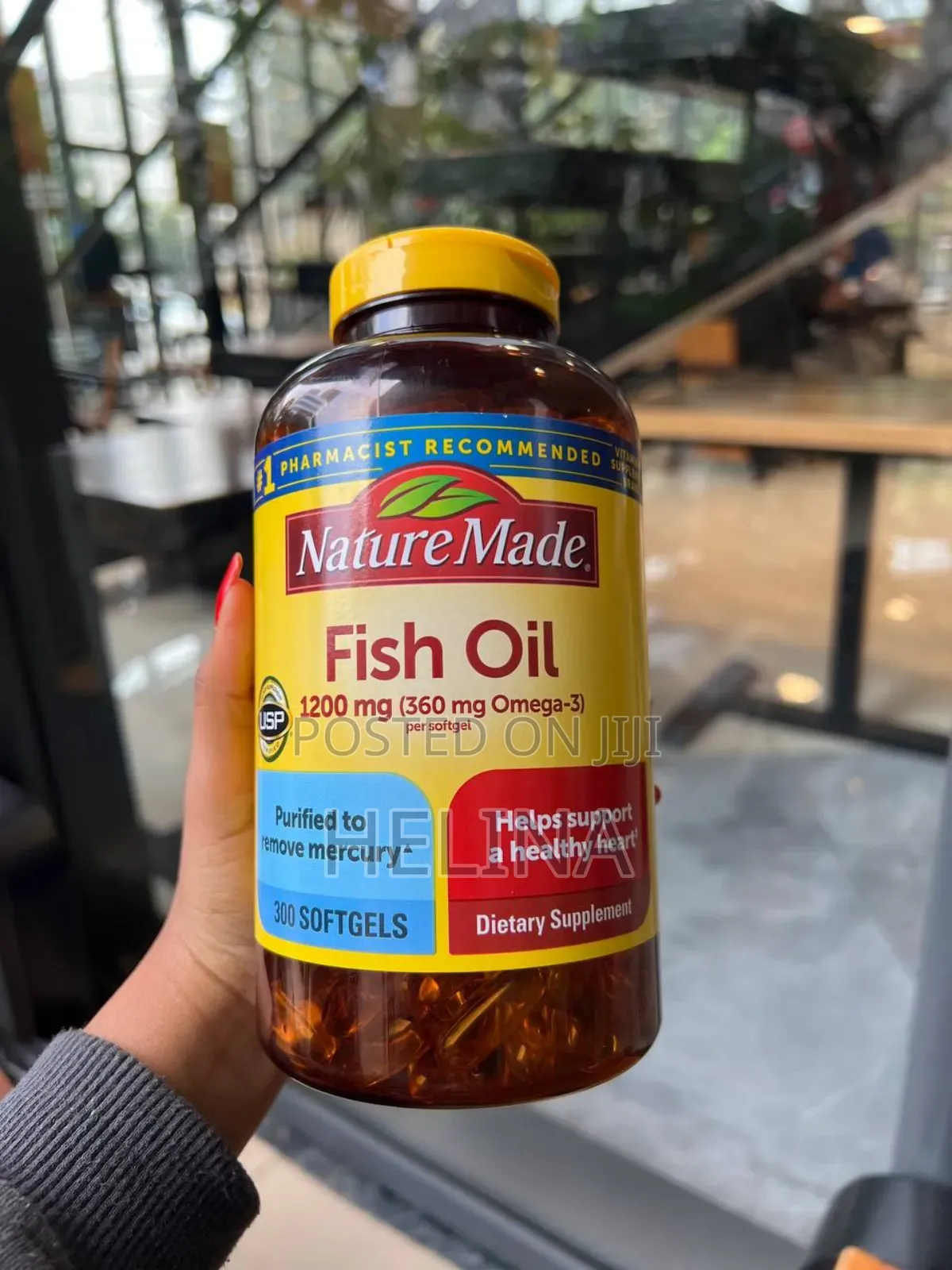 Omega-3 Fish Oil 1200 Mg 300 Softgels Direct From Usa