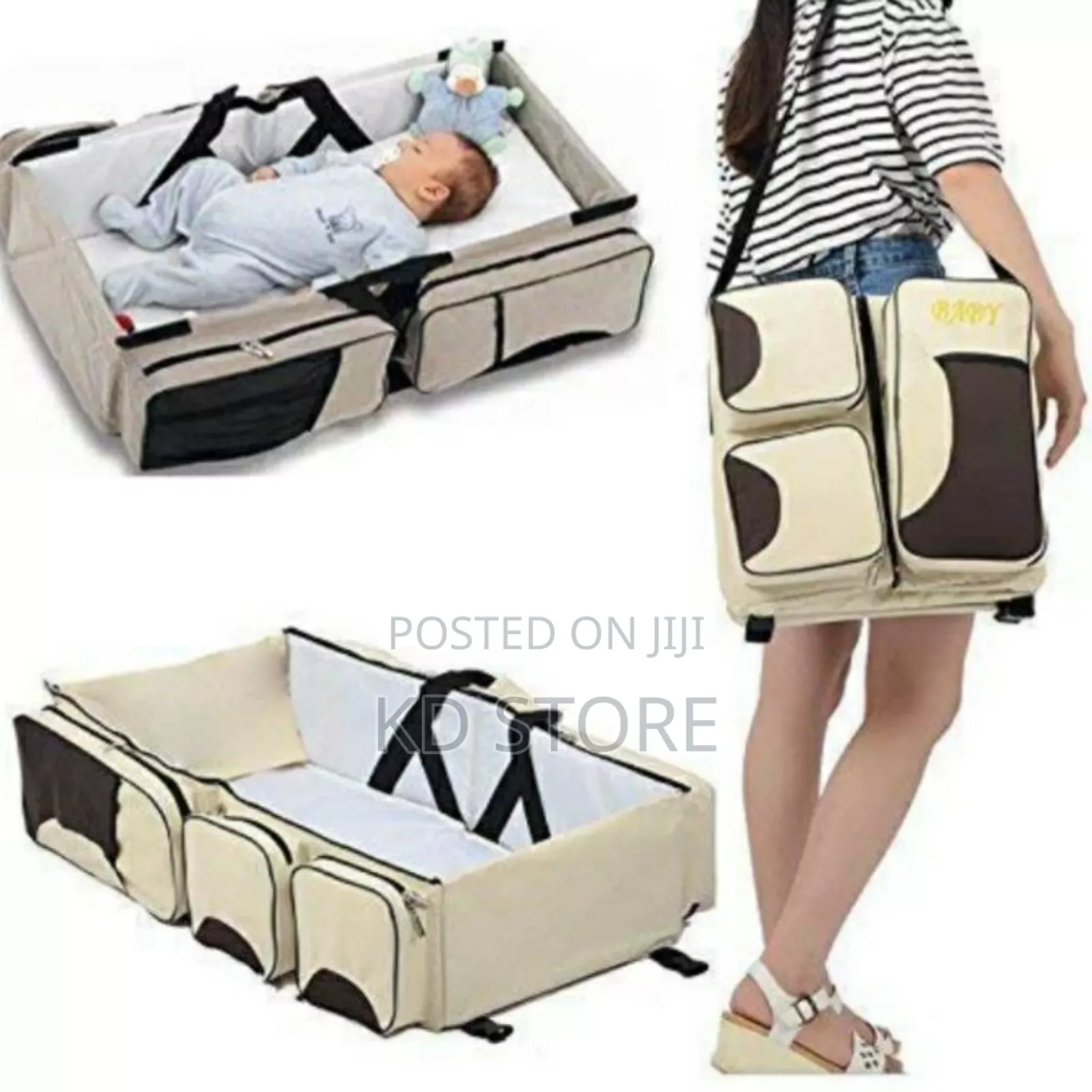 Multifunction Foldable Baby Diaper Bag