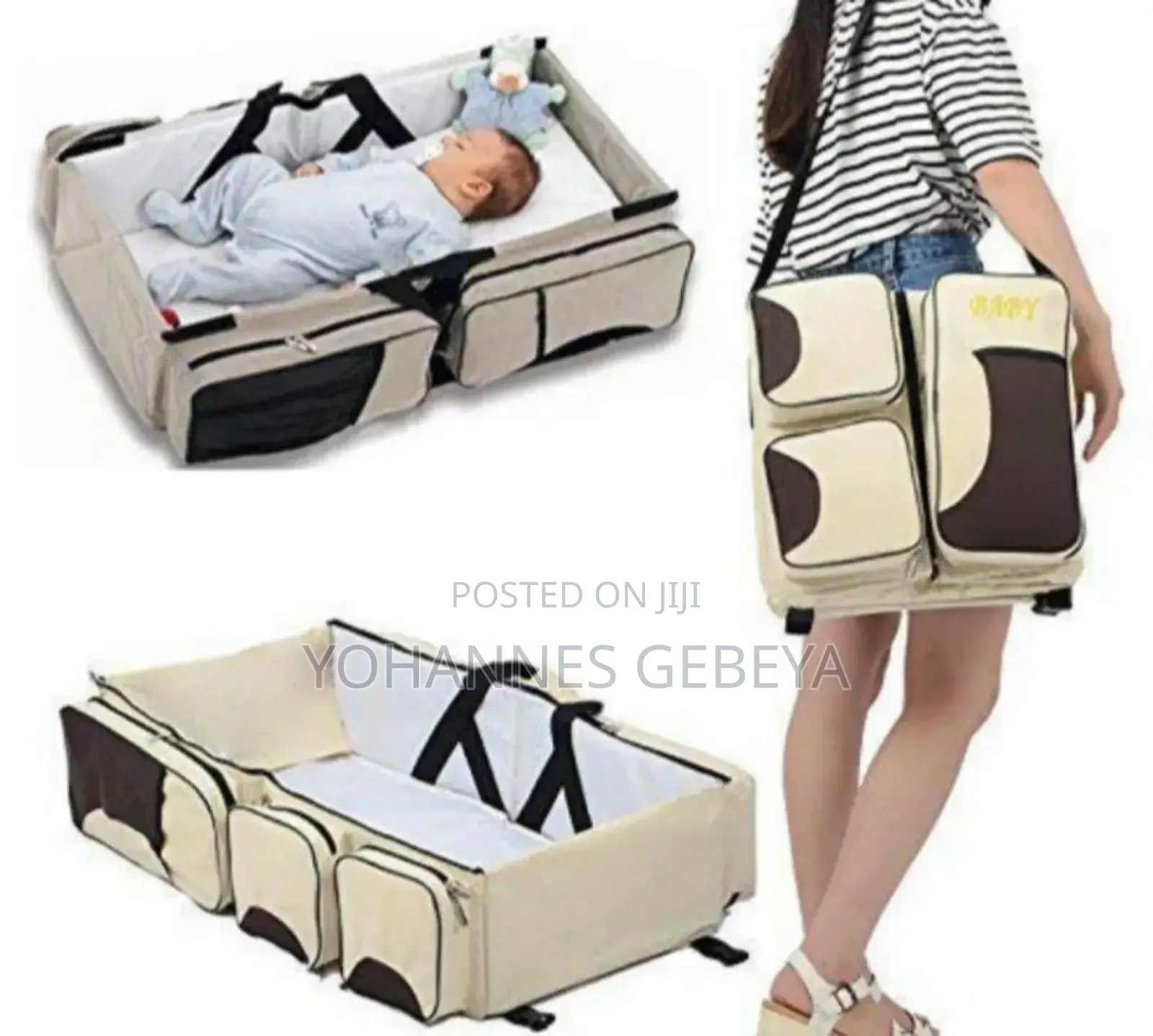 Multifunction Foldable Baby Diaper Bag