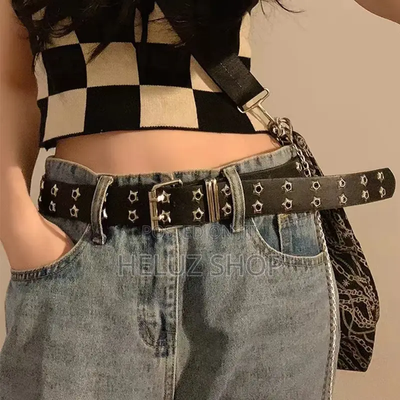 Aesthetic Belts in Black and White Color
