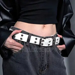 Aesthetic Belts in Black and White Color