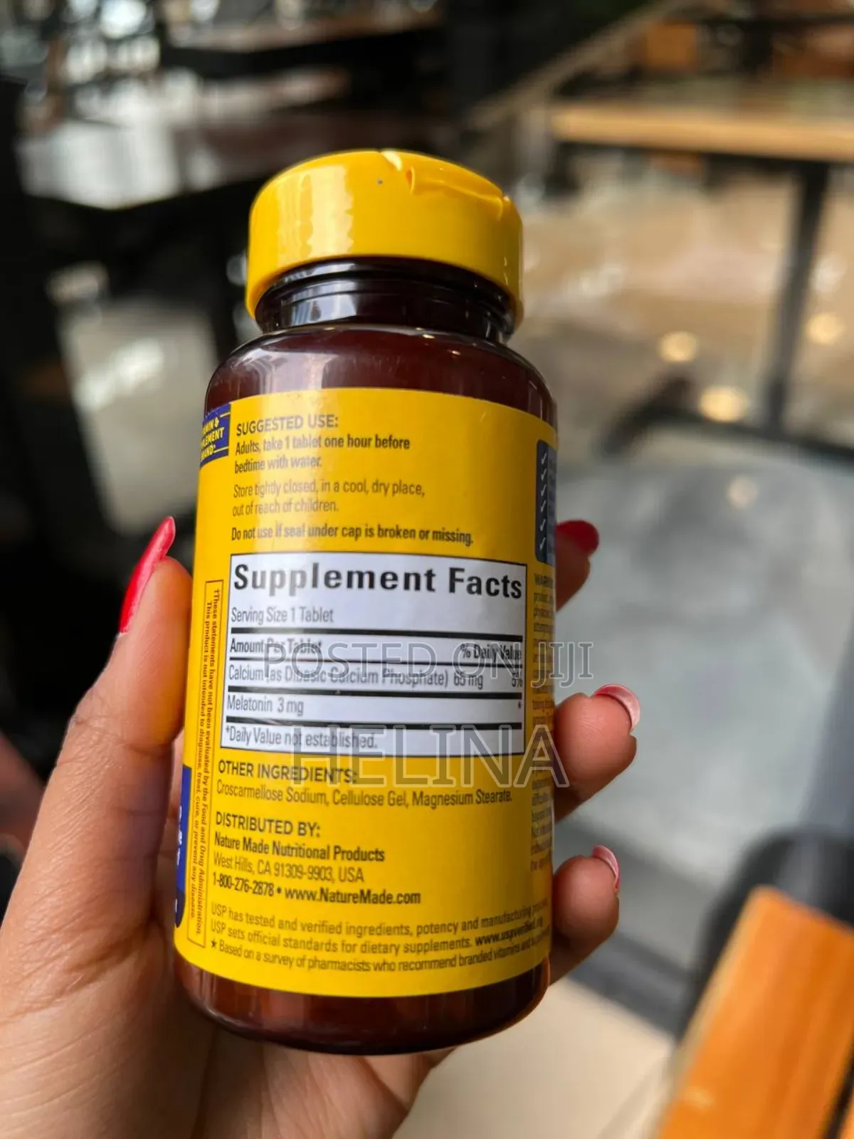 Melatonin 3mg for Restful Sleep Wake Up Refreshed Direct From Usa