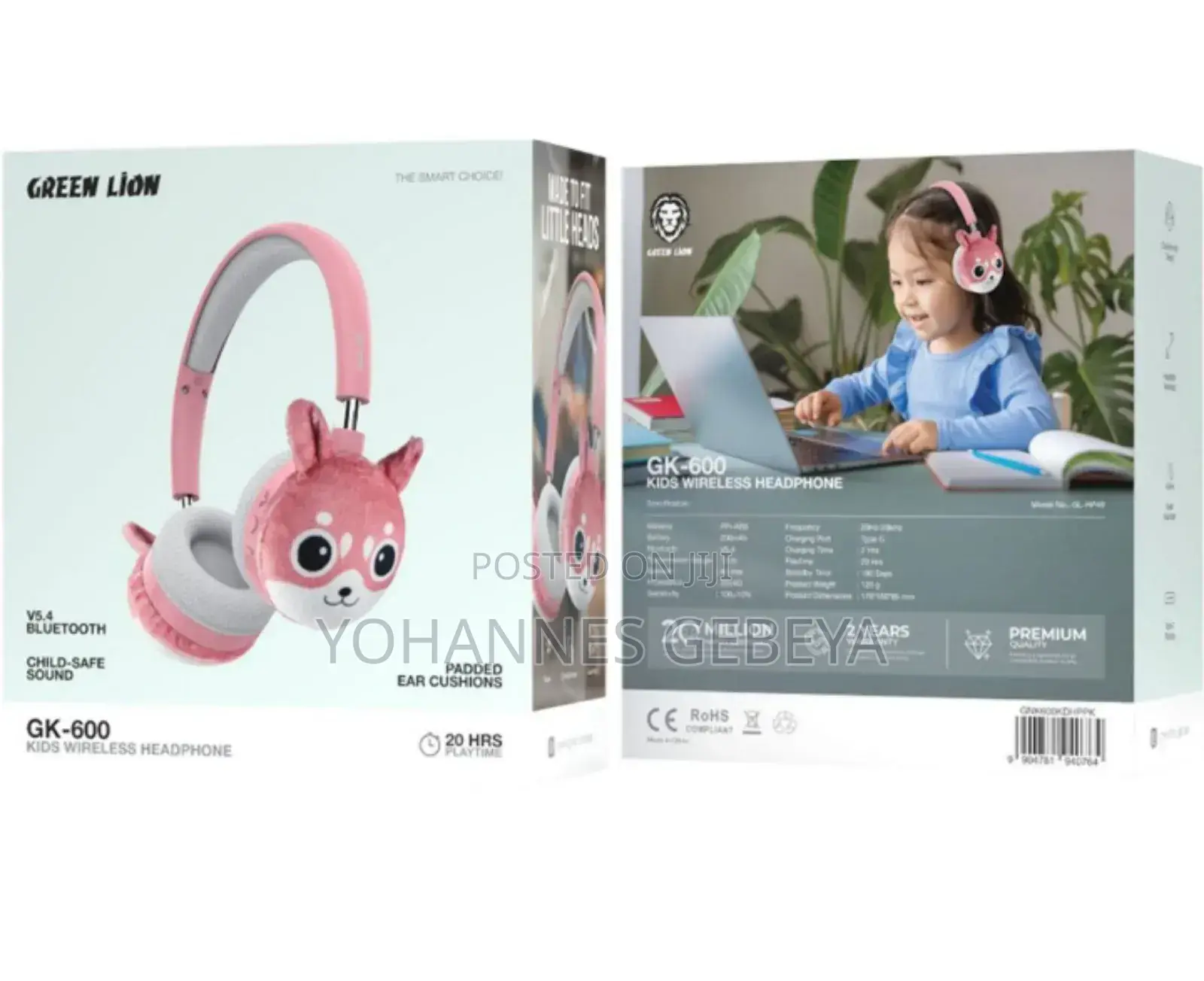 Green Lion Kids Wireless Headphones