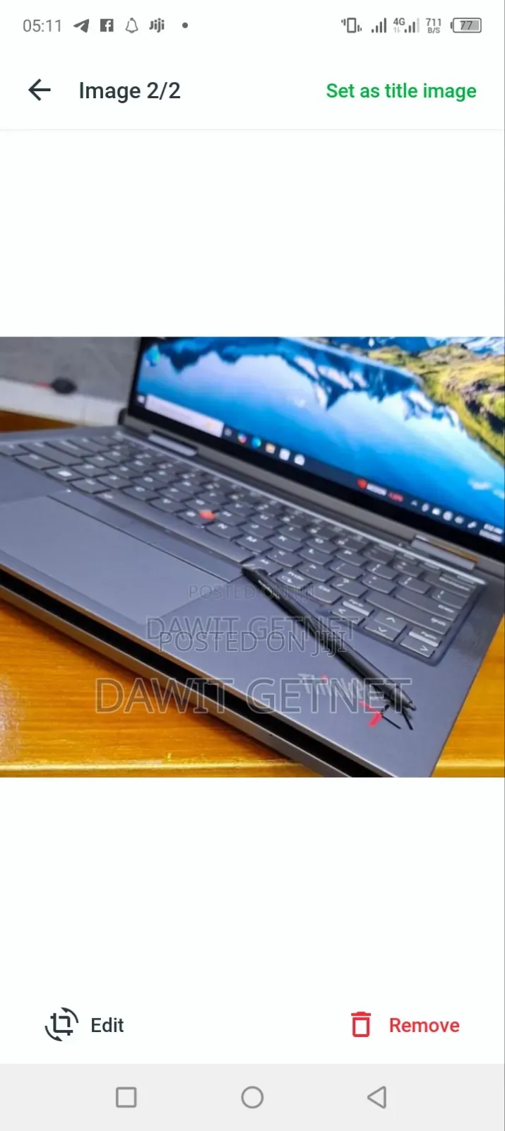New Laptop Lenovo ThinkPad X1 Carbon 32GB Intel Core i7 SSD 512GB