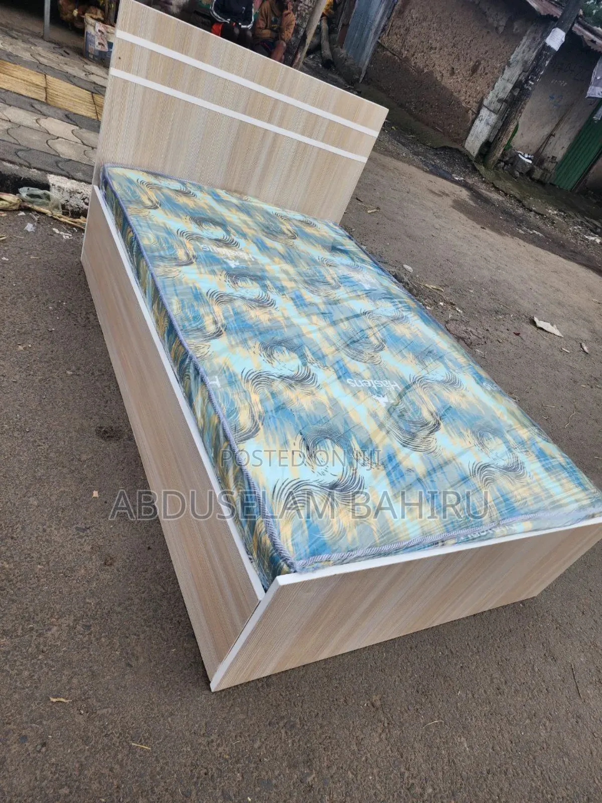 አልጋ+ፍራሽ=14500 Bed+Mattress