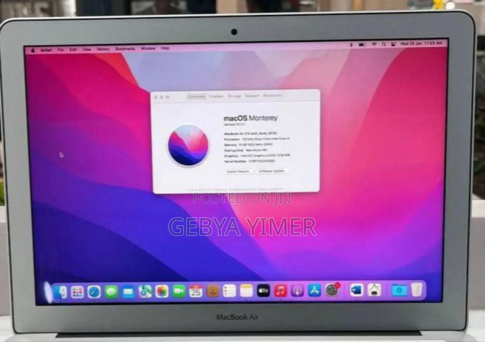 New Laptop Apple MacBook Air 2017 8GB Intel Core I7 SSD 256GB