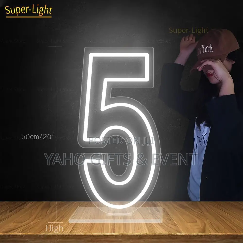 Number Light for Decore