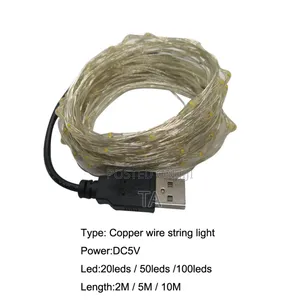 Decor Led String Light 10m Photo Clip Usb Led Fairy Lights