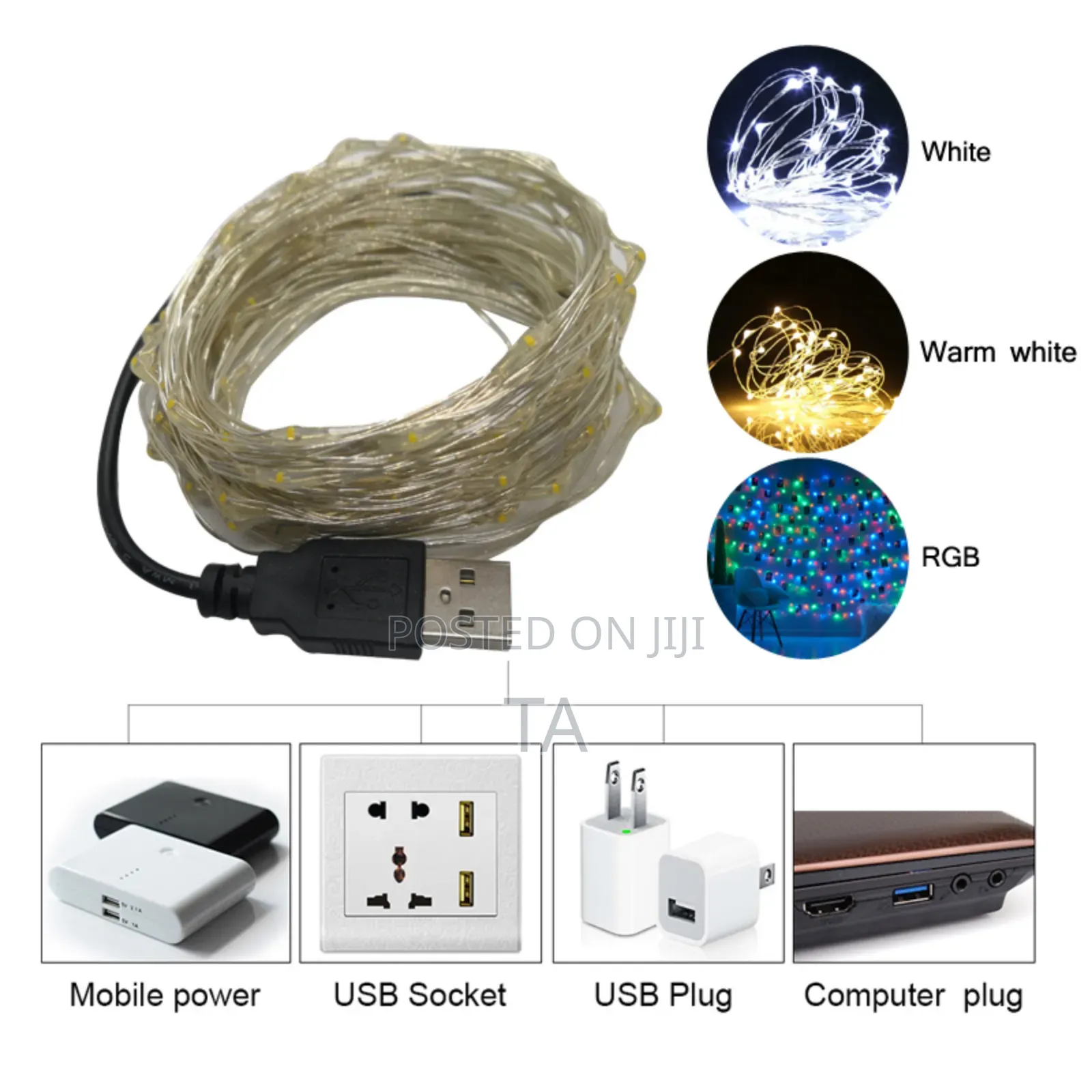 Decor Led String Light 10m Photo Clip Usb Led Fairy Lights