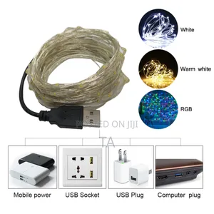Decor Led String Light 10m Photo Clip Usb Led Fairy Lights