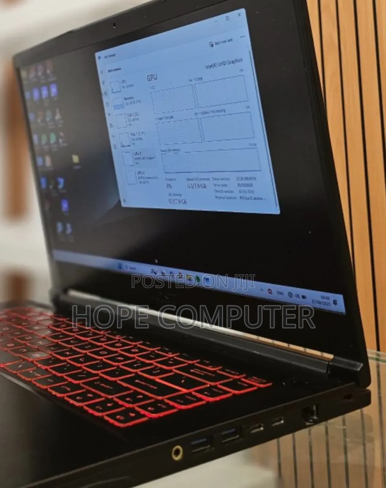 New Laptop MSI GF63 16GB Intel Core I7 SSD 1T