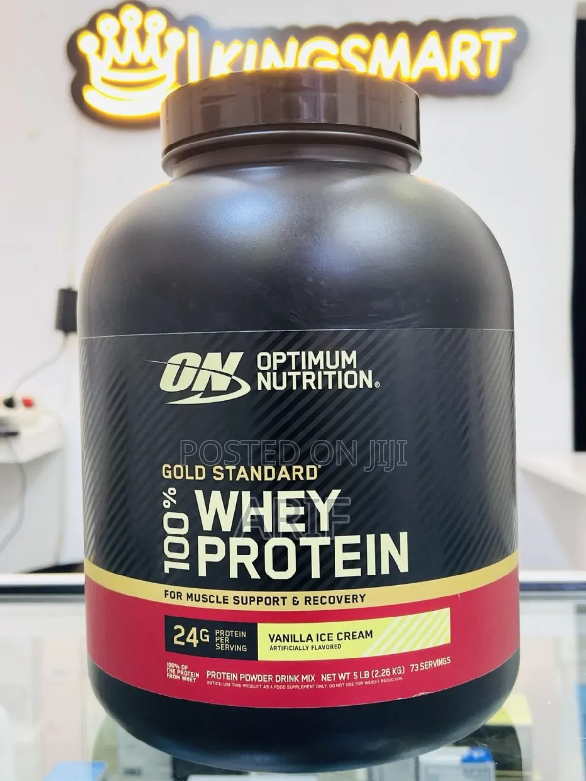 Gold Standard 100% Whey Protein for Muscle Support and Recovery