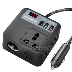 Laptop and Phone Charger in Car (Car Power Inverter)