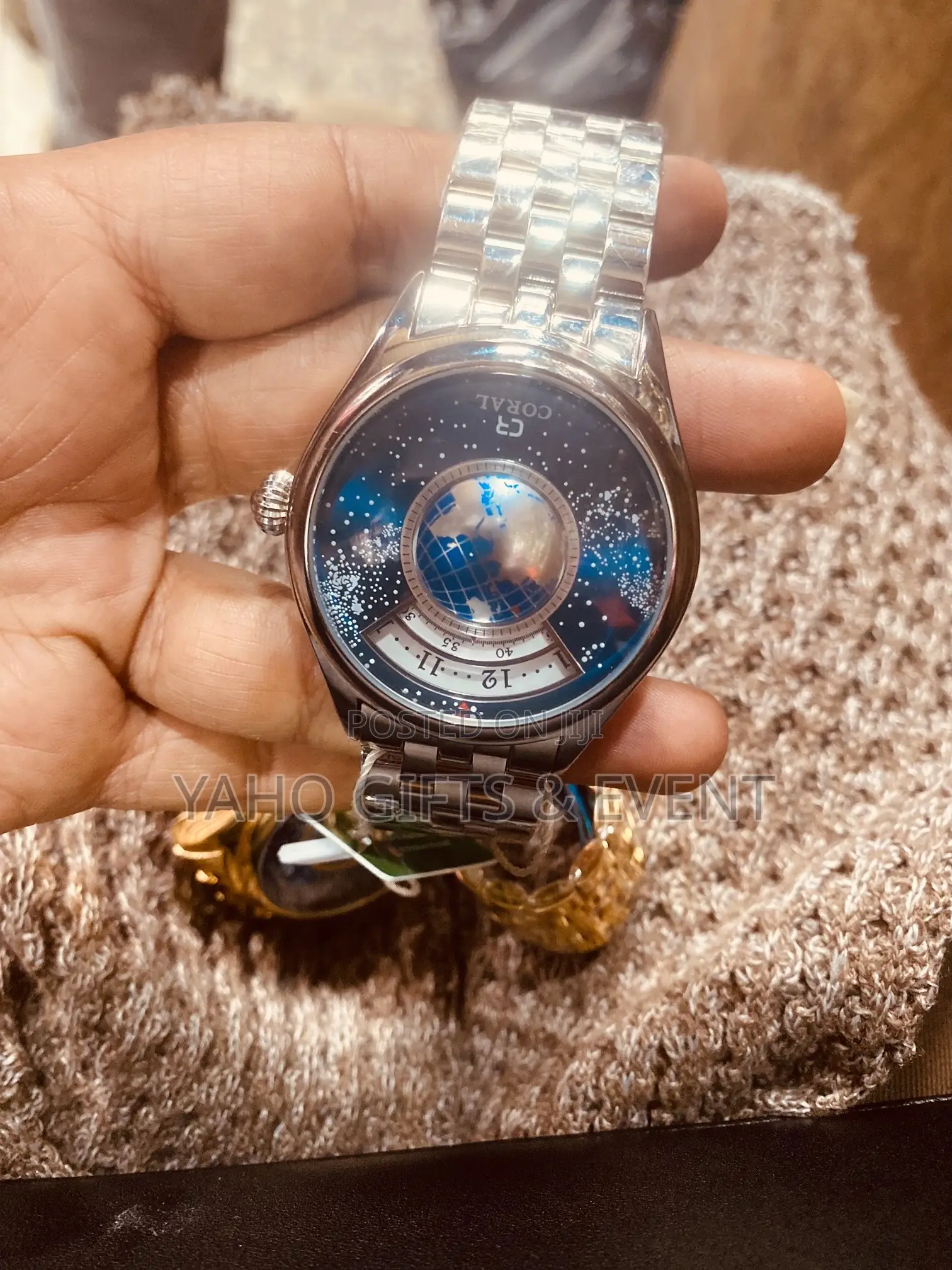 Silver Automatic Men’S Watch