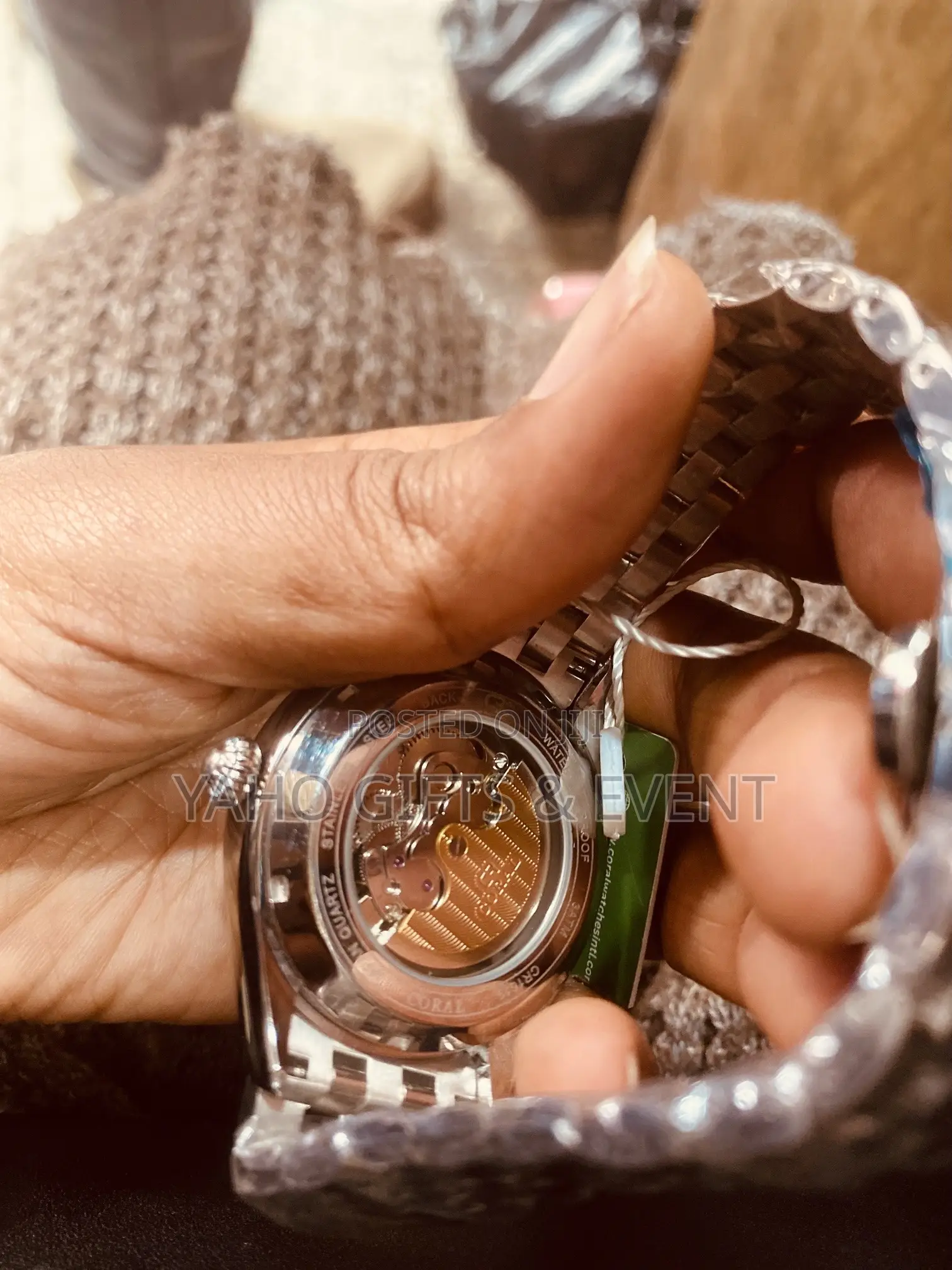 Silver Automatic Men’S Watch