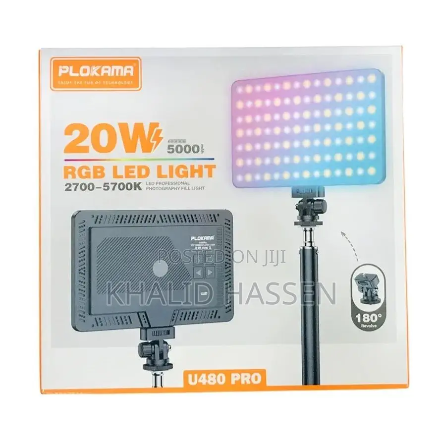 Plokama U480 Pro 20w RGB Led Portable