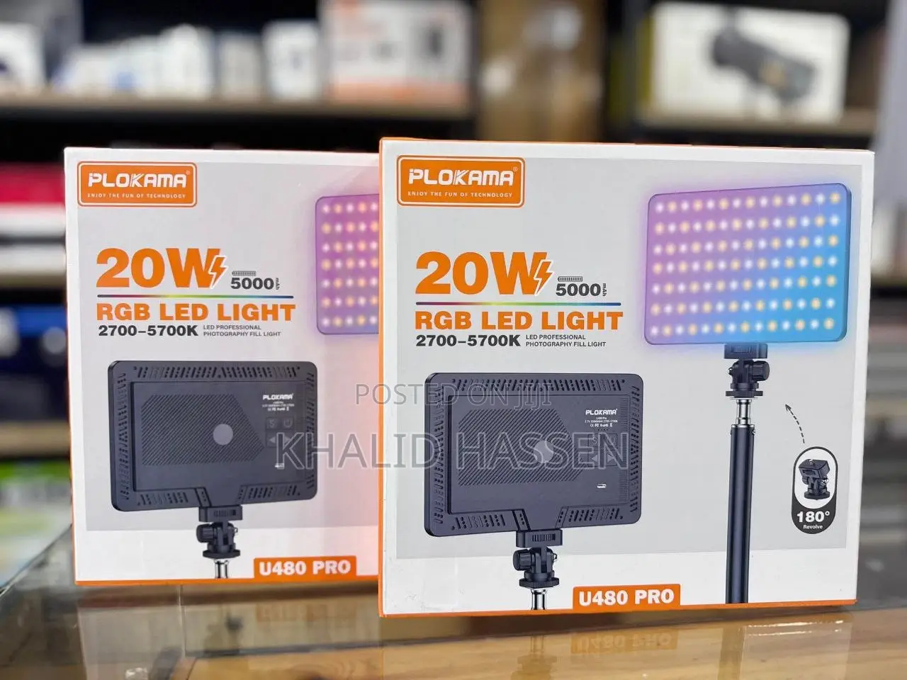 Plokama U480 Pro 20w RGB Led Portable