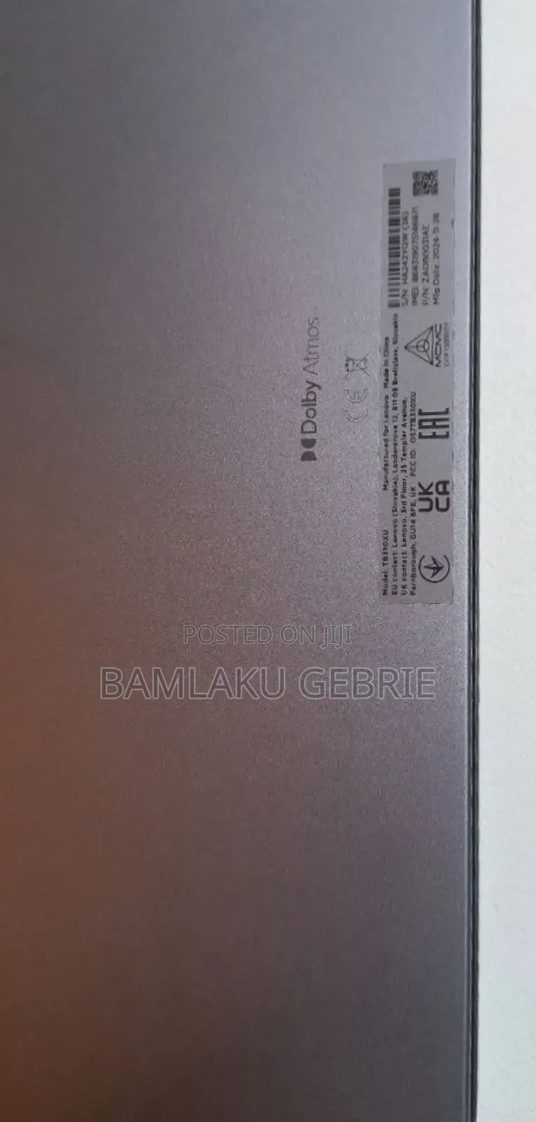 New Lenovo Tab M11 128 GB