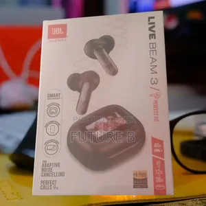 Photo - JBL Live Beam 3 : Best-in-Class True Adaptive Noise Cancelling.