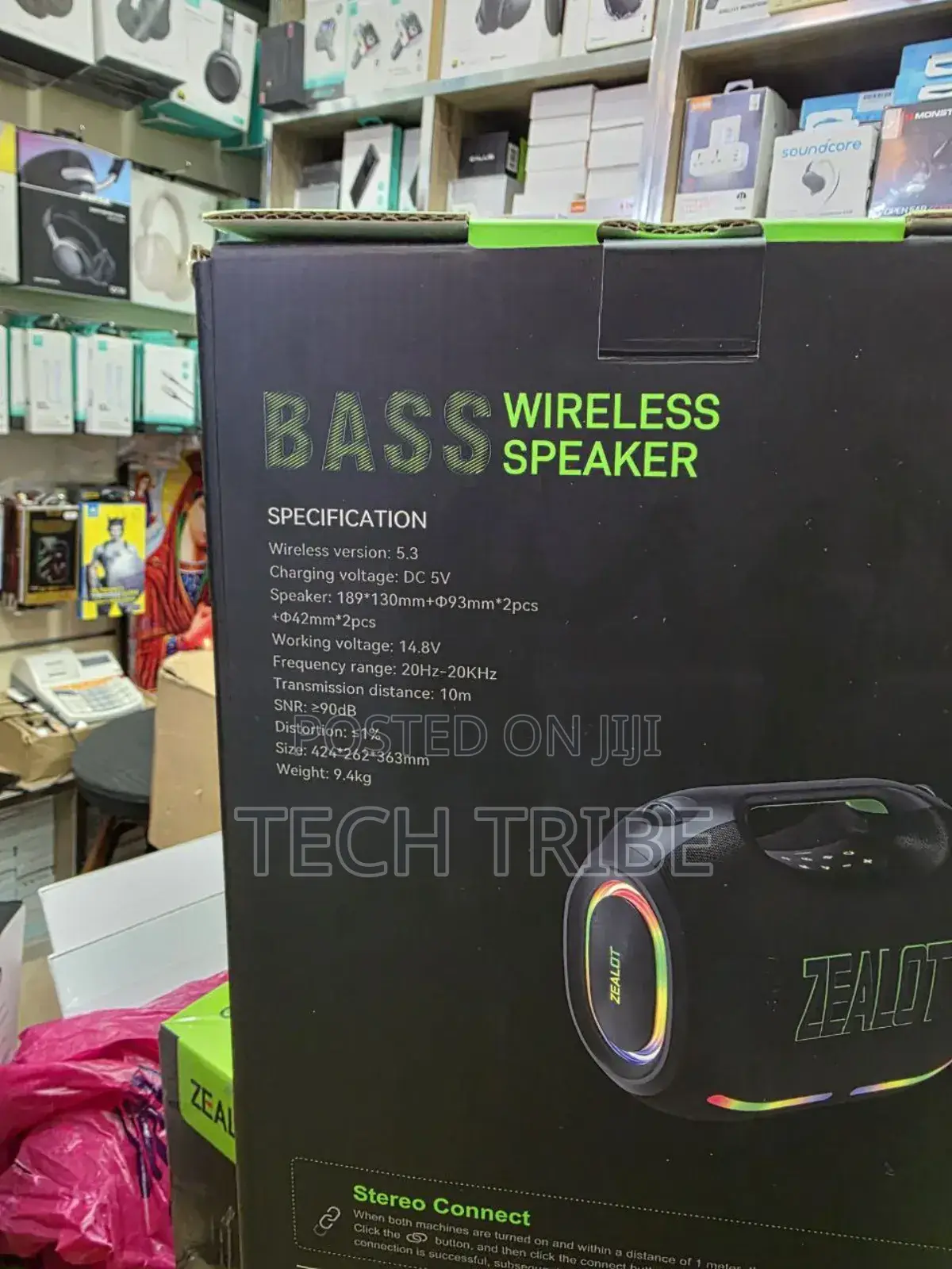 Zealot-Ze21 Wireless Speaker 48000mah Battery With 45w Fast Charging.