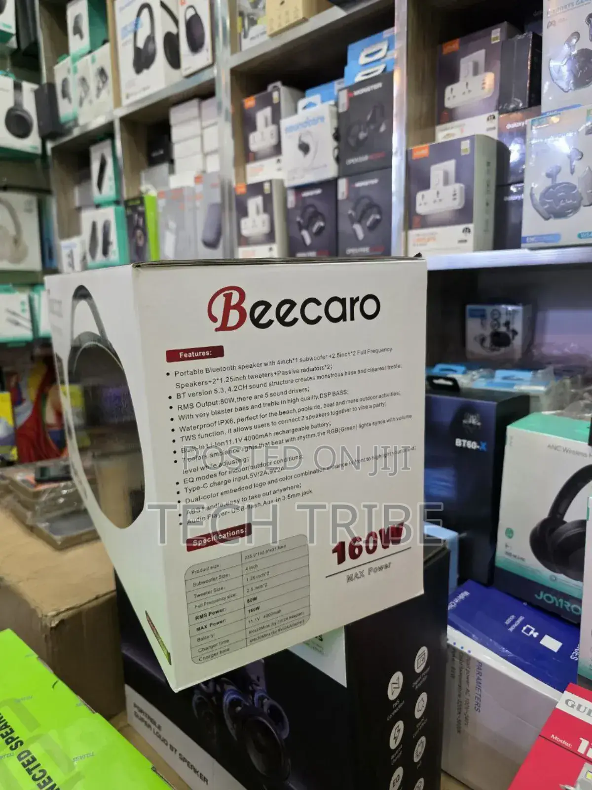 Beecaro Beebox B6 4000mah Portable Speaker Powerful Audio Companion.