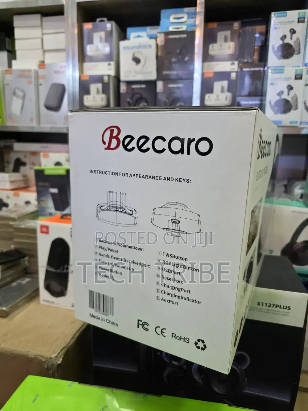 Beecaro Beebox B6 4000mah Portable Speaker Powerful Audio Companion.