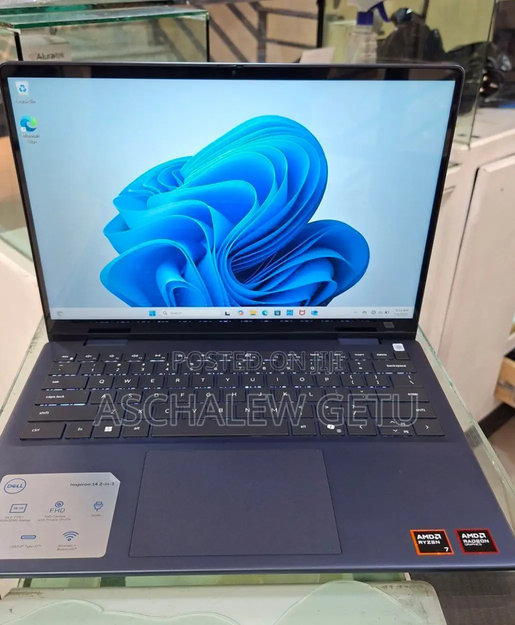 New Laptop Dell Inspiron 15 16GB AMD Ryzen 7 SSD 1T