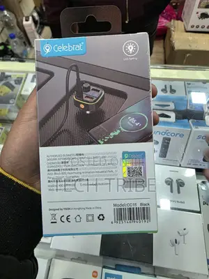 Celebrat Cc15 in Car Wireless Fm Transmitter Ultimate Audio Charging