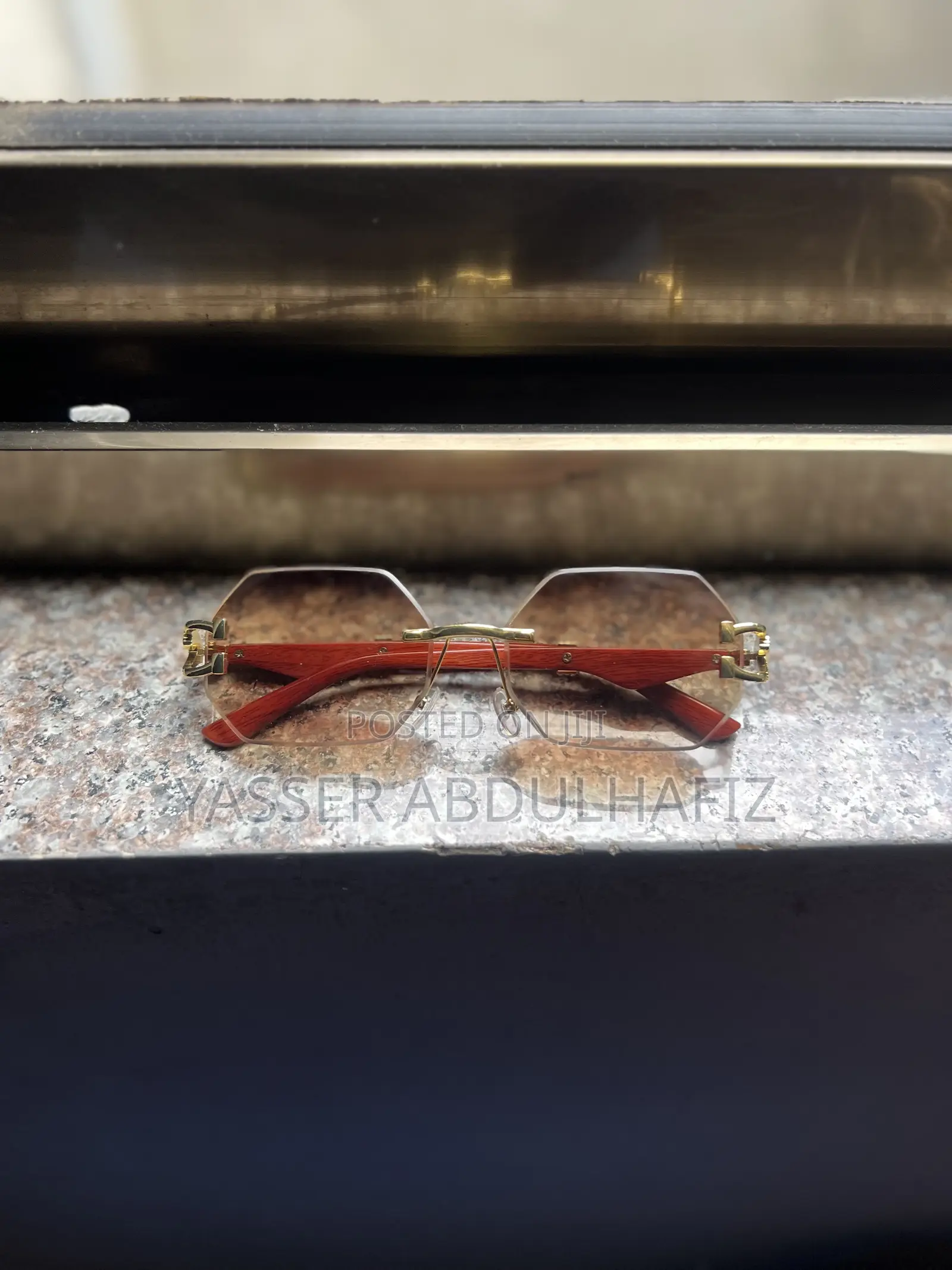 Vintage Rimless Sunglasses