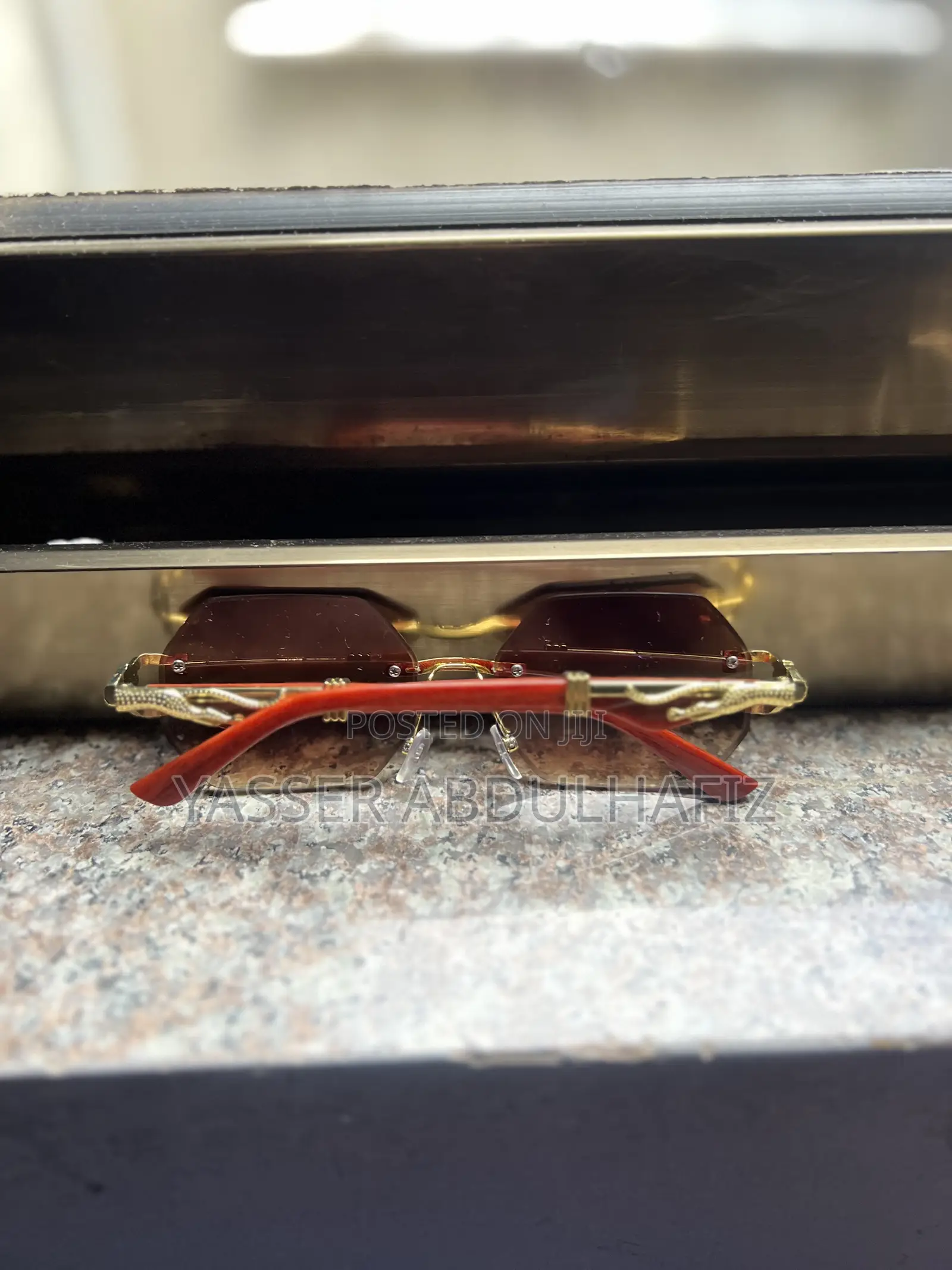 Vintage Rimless Sunglasses