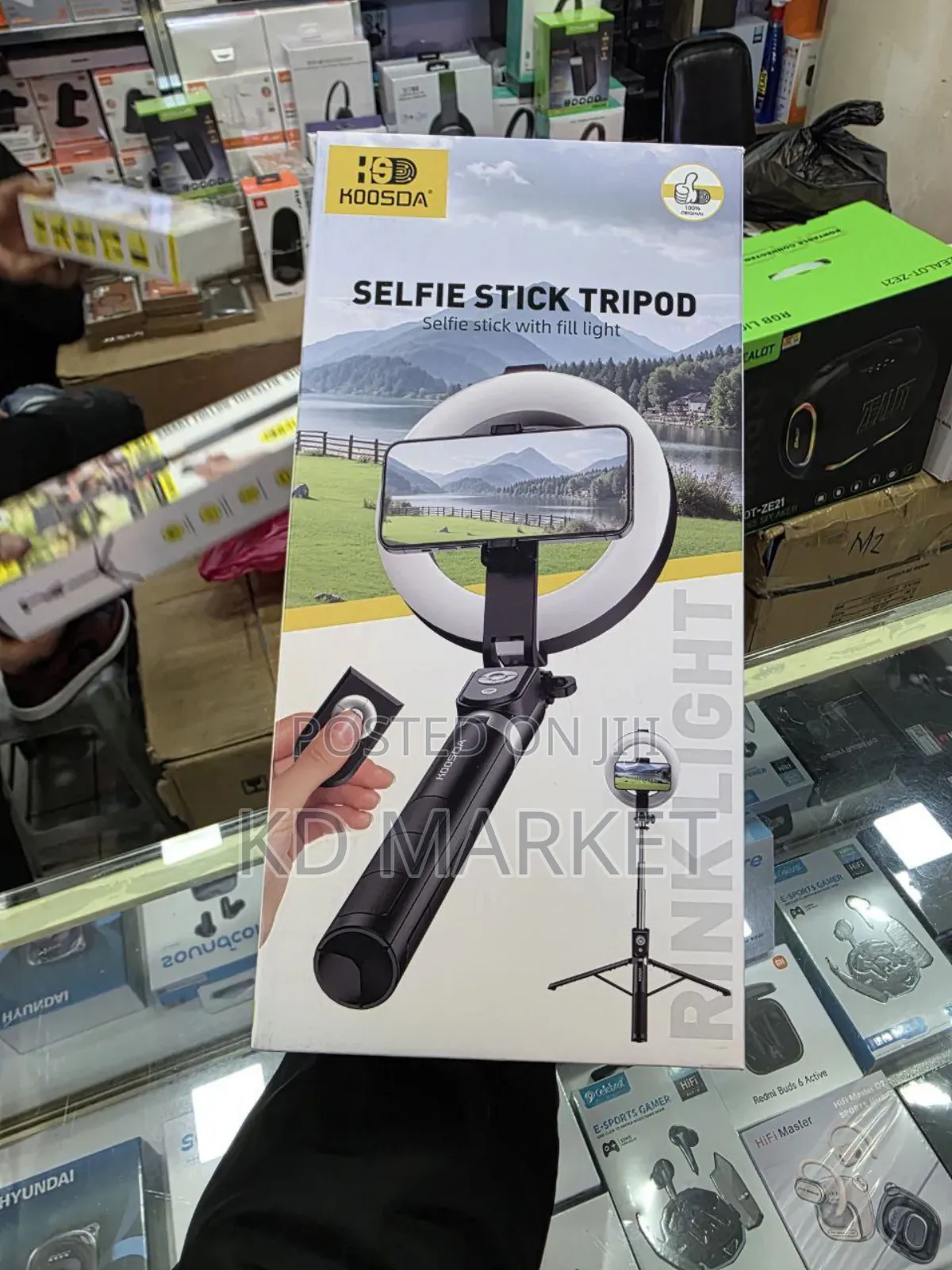 Koosda KRL-T18 Selfie Stick Tripod - Your All-in-One Content Creator!