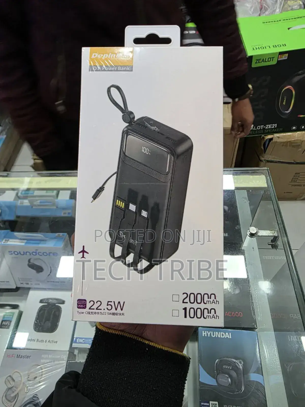 Depin D1 22.5w 20000mah Power Bank - The Ultimate All-in-One Charger!