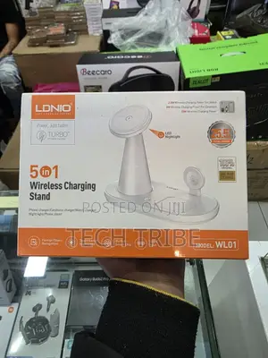 Photo - Ldnio Wl01 5-in-1 Original Wireless Charging Stand, Power Just Faster.
