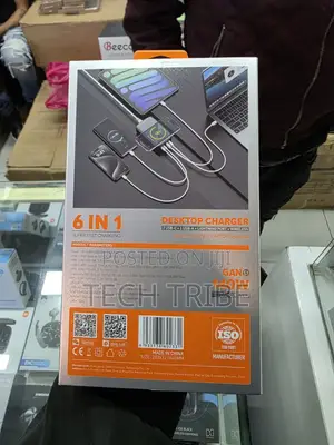 Ldnio Q4010 6-in-1 Desktop Charger 140w Total Power Output 15w Fast.