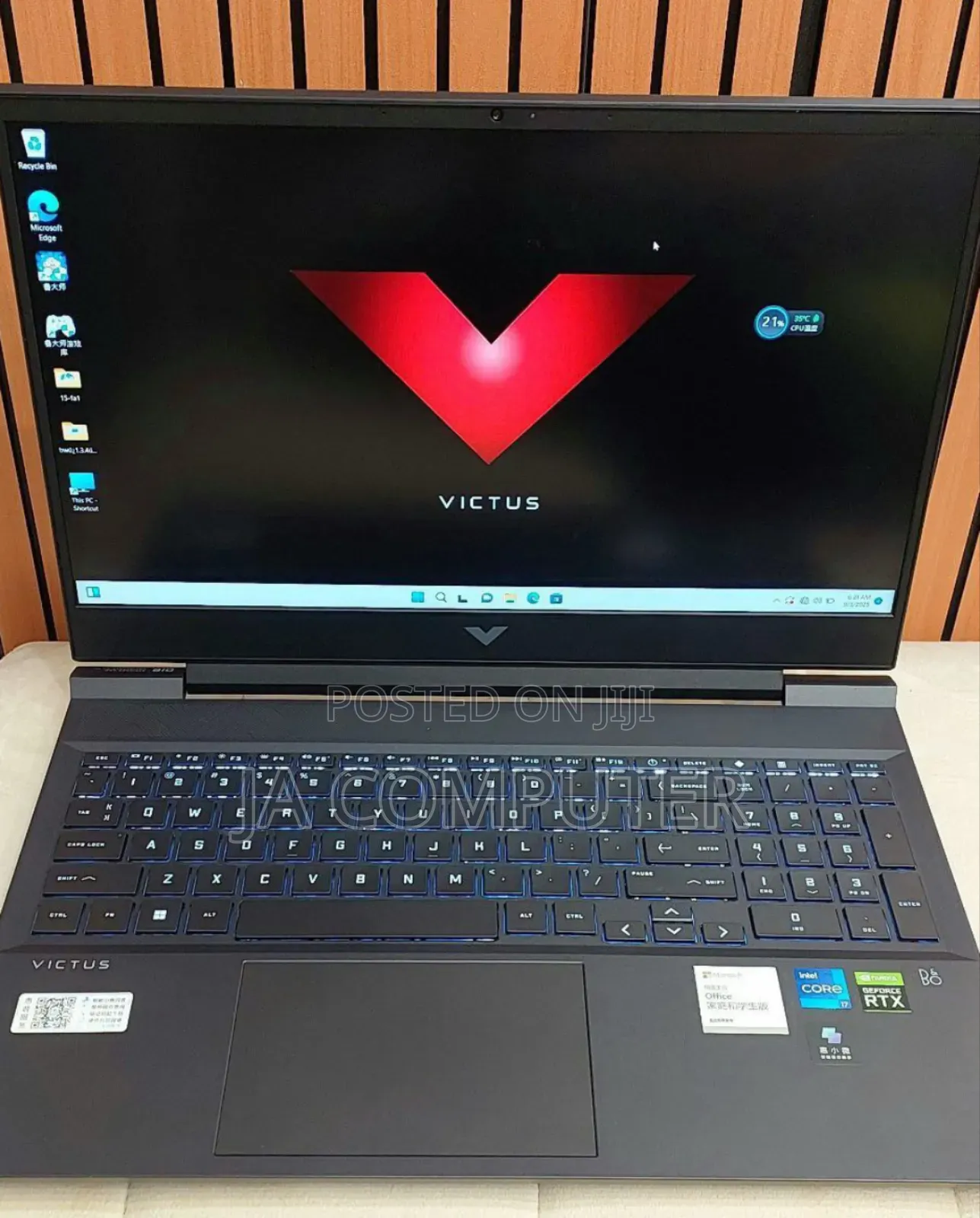 New Laptop HP Victus 15 16GB Intel Core I7 SSD 512GB