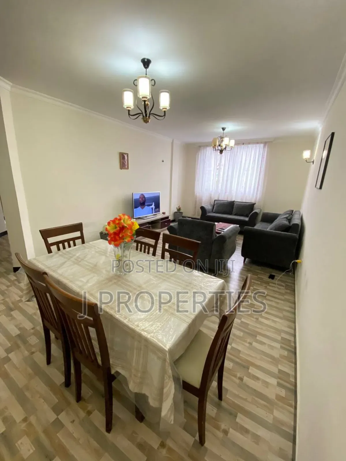 Furnished 3bdrm Apartment in Yeka for rent