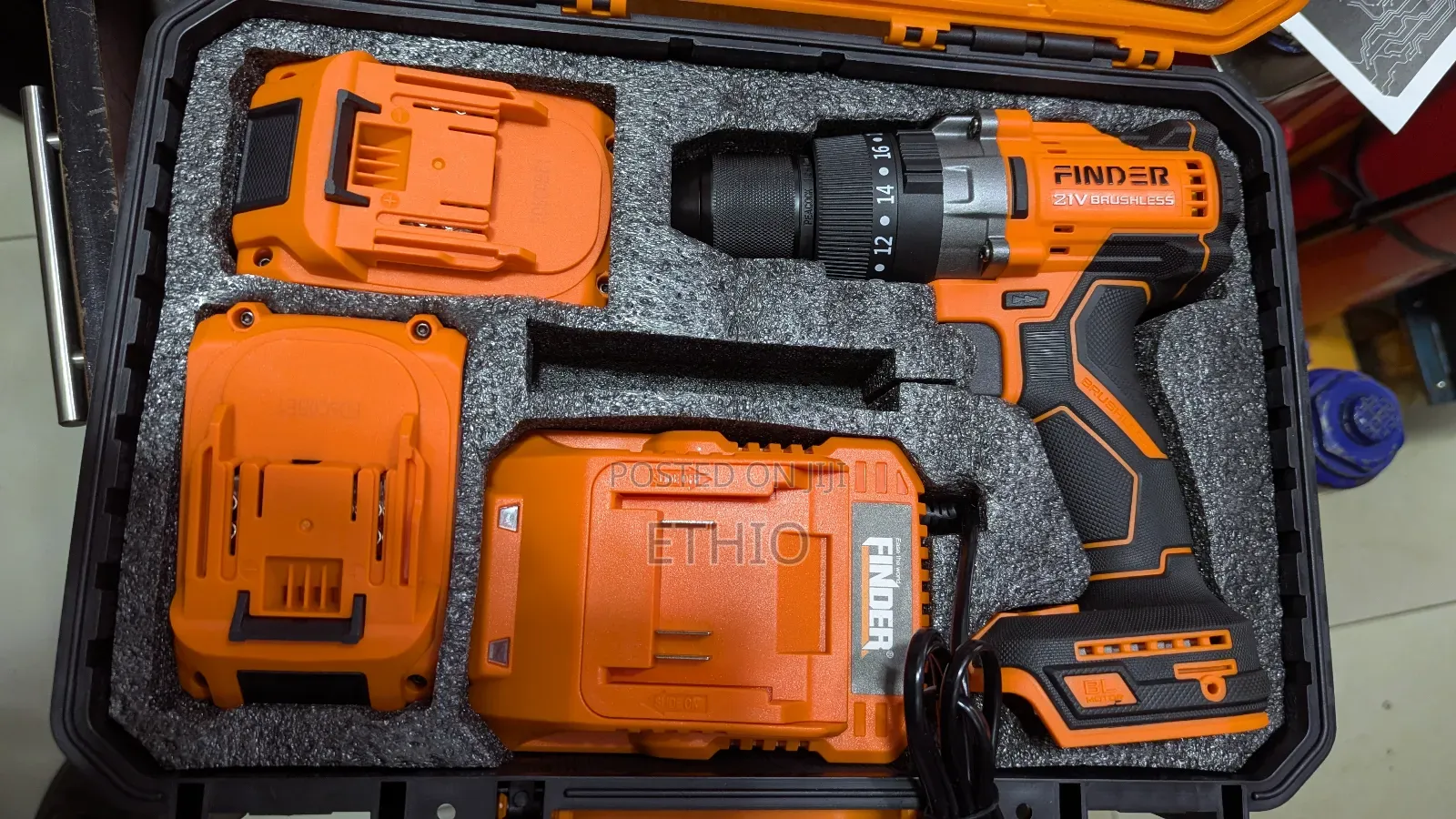 Finder Rechargeable Drill 120n.M