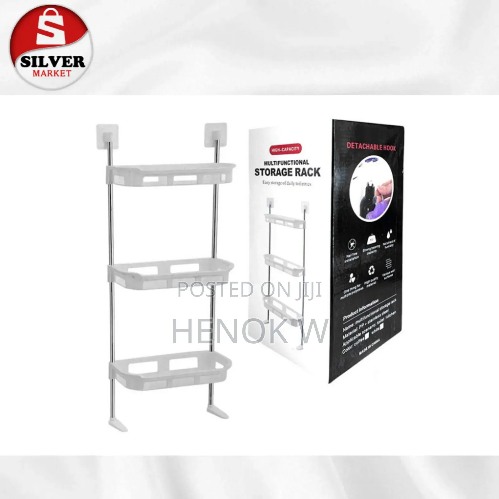 3-Tier Over Toilet Rack