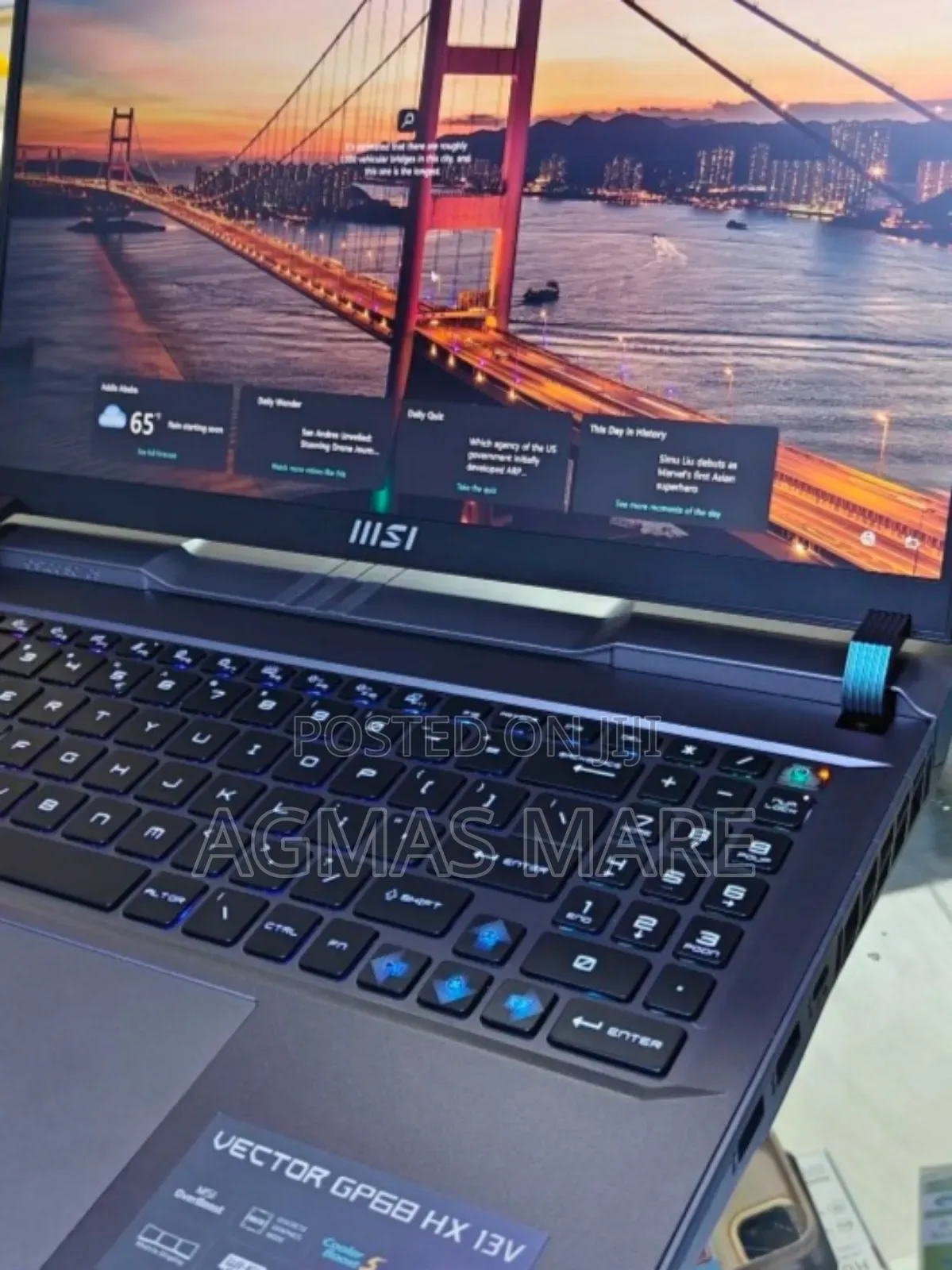 New Laptop MSI Vector GP68 HX 13V 16GB Intel Core I9 SSD 1T