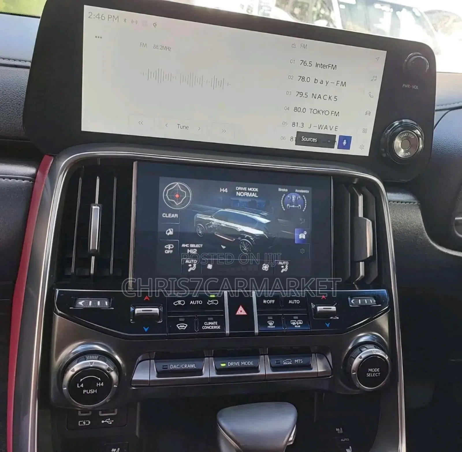 New Lexus LX 2024 Black