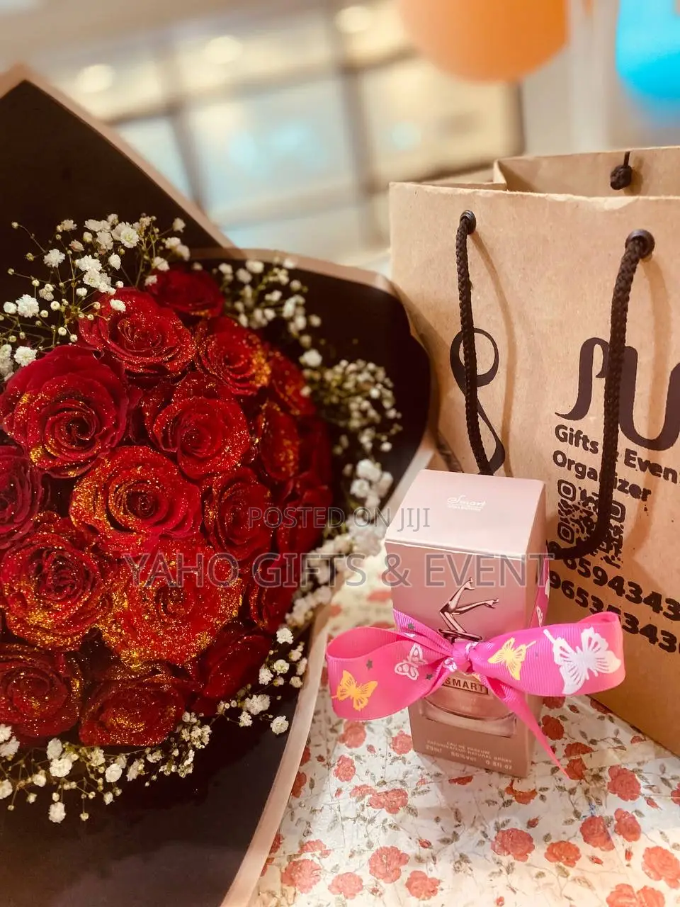 Flower With Perfume Gift