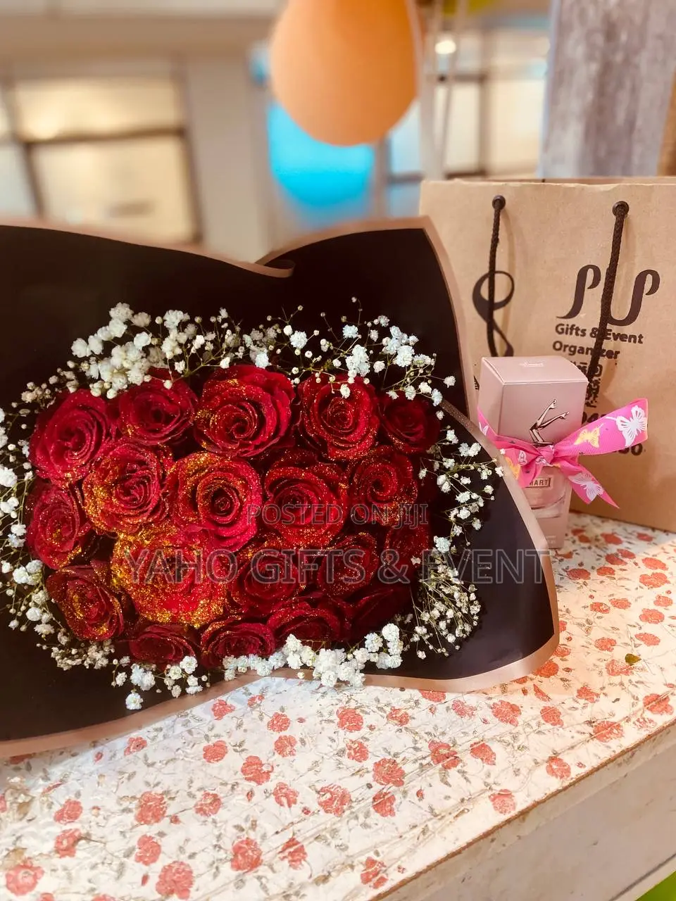 Flower With Perfume Gift