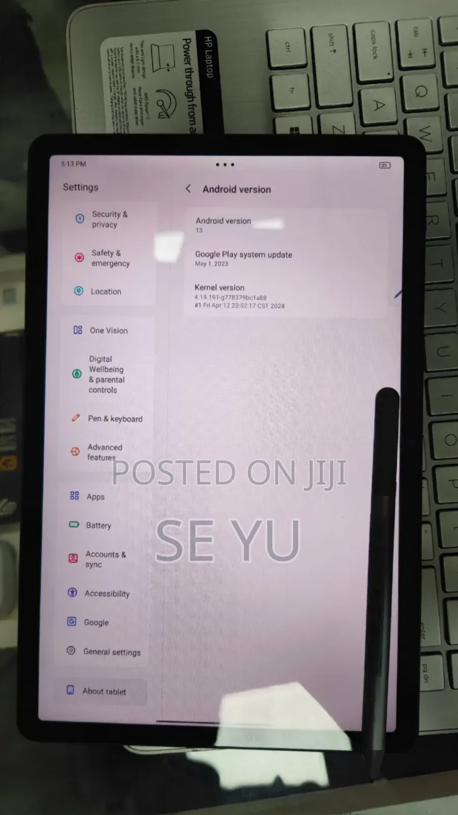 New Lenovo Tab M11 128 GB Gray