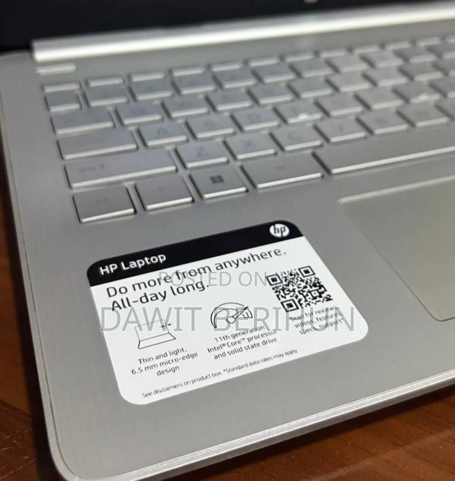 New Laptop HP 8GB Intel Core I3 SSD 256GB